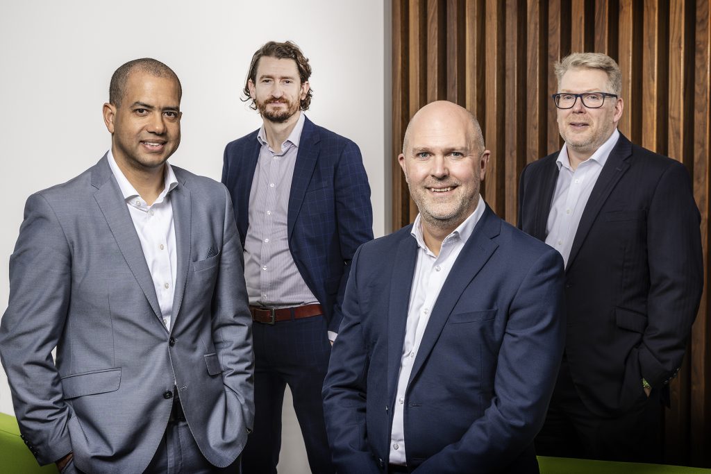 (Left to Right) Benjamin Didier, John Fox, Simon Smith and Paul Jordan